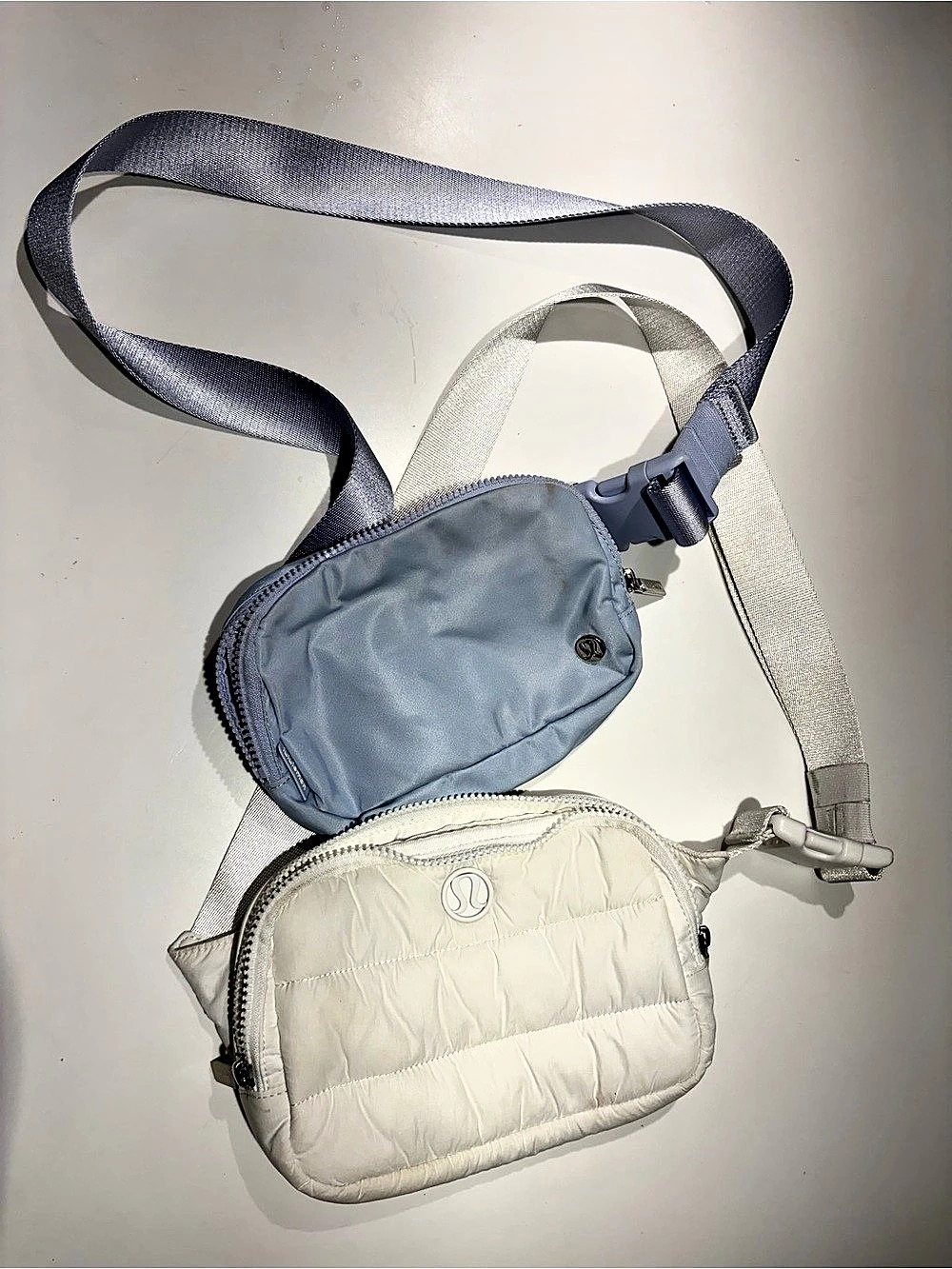 lululemon Two Crossbody Bags in Blue & White bundle